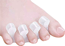 پد جداکننده انگشت چهار حلقه انگشت مسترفوت سیلیکونی